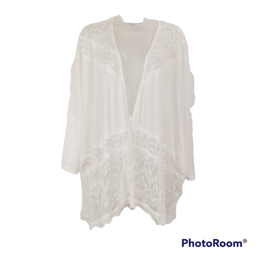 Lulus cardigan kimono with lace